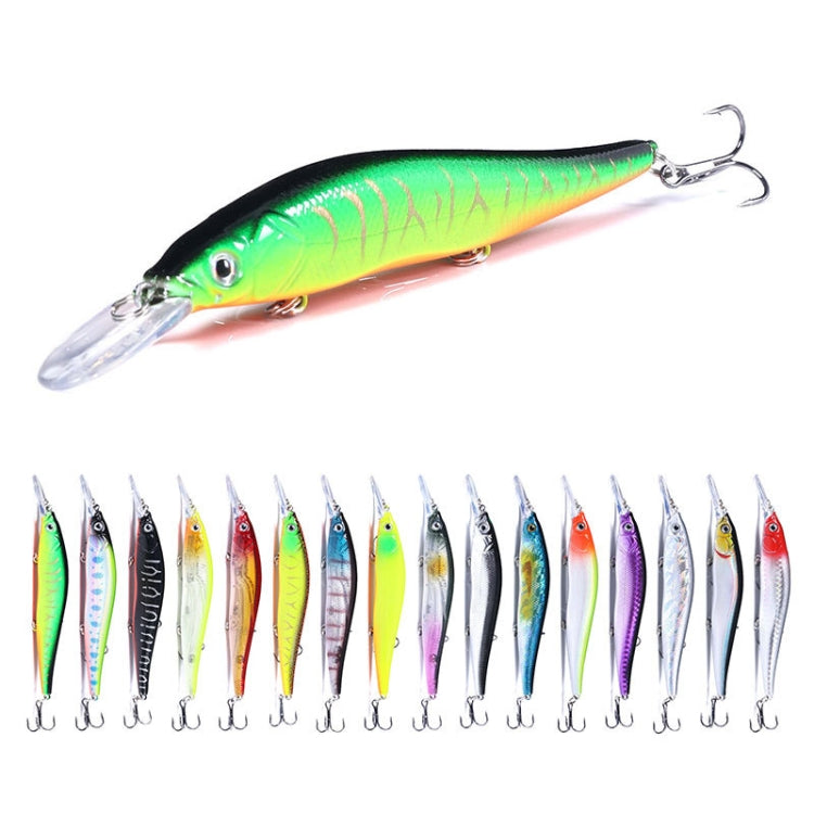 HENGJIA MI135 13.5cm 15.6g Sea Fishing Long-casting Floating Minnow Bionic Lures(6) by HENGJIA
