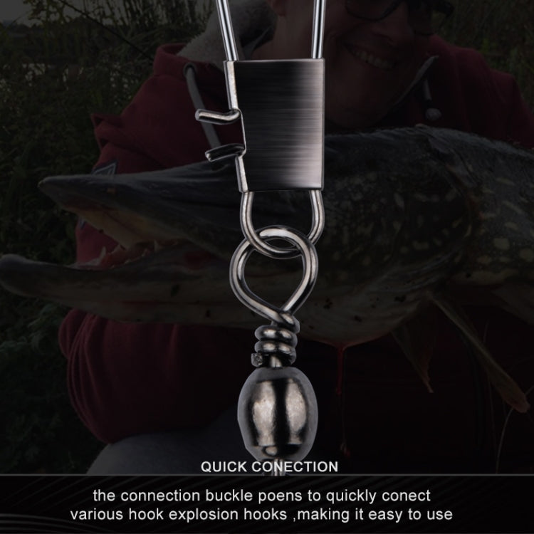 HENGJIA SS007 50pcs/bag B-pin Connector 8 Shape Swivel Loop Accessories, Specification: 9+2B (33mm) by HENGJIA