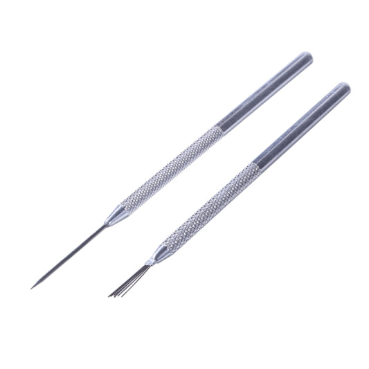 5pcs Ceramic Aluminum Rod Puncher DIY Clay Art Supplies(Seven Needles) by bashfashion