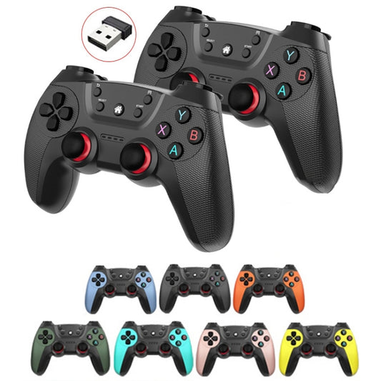 KM-029 2.4G One for Two Doubles Wireless Controller Support PC / Linux / Android / TVbox(Cangling Green) by bashfashion