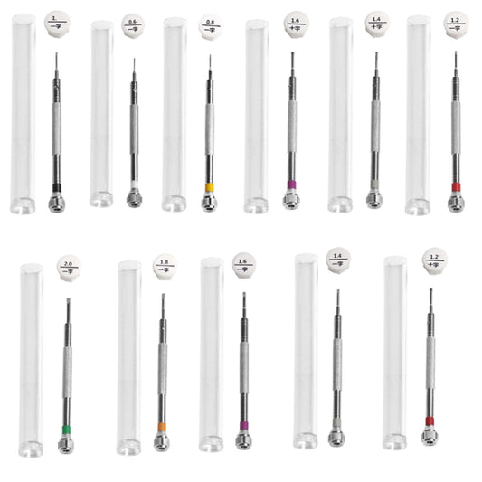 LSD5120 Repair Watch Glasses Stainless Steel Screwdriver Precision Watch Screwdriver Tool 1.0 Straight (Black) by bashfashion