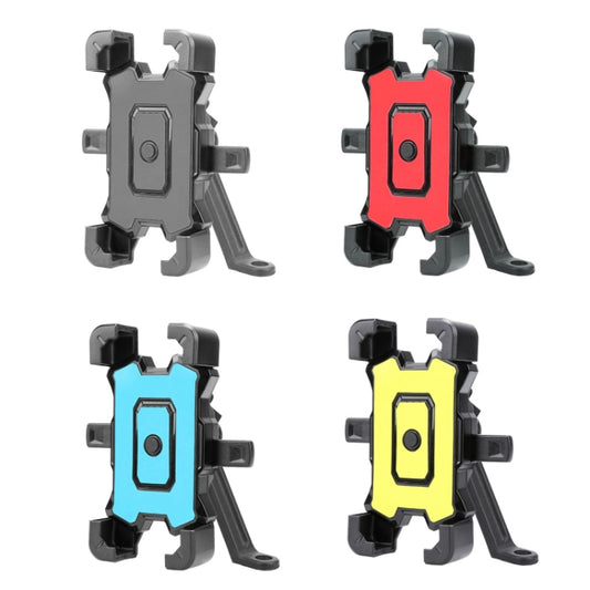 Electric Bike Motorcycle Bicycle Riding Shockproof Navigation Bracket, Color: Blue For Rearview Mirror by bashfashion