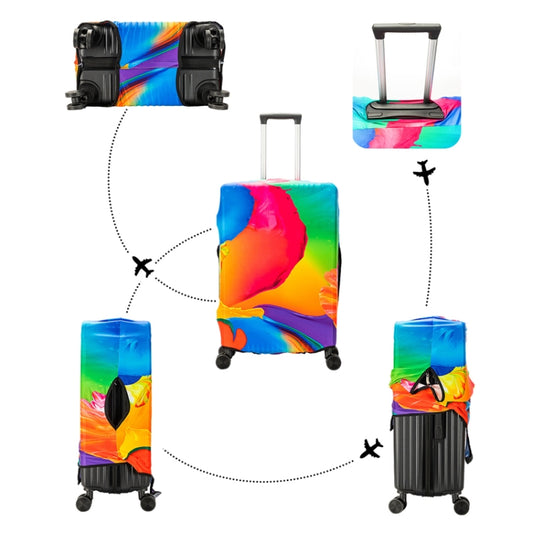 Luggage Protective Cover Travel Trolley Case Dustproof Sleeve, Size: For 26-29 Inch XXL(T-006) by bashfashion