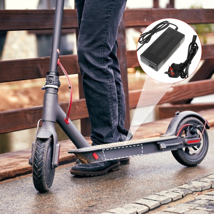 42V 2A T-head Electric Scooter Smart Charger 36V Lithium Battery Charger, Plug: UK by bashfashion