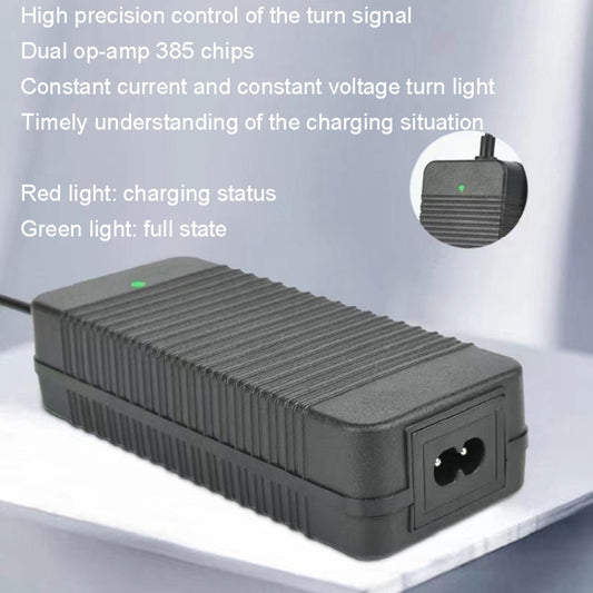 42V 2A Lotus Head Electric Scooter Smart Charger 36V Lithium Battery Charger, Plug: UK by bashfashion