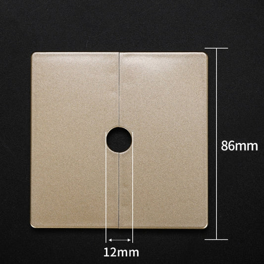 Square Hole Decoration Cover Wall Hole Plug, Style: 1.2cm Hole Gold by bashfashion