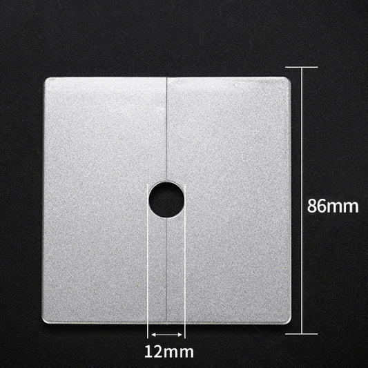 Square Hole Decoration Cover Wall Hole Plug, Style: 1.2cm Hole Silver by bashfashion