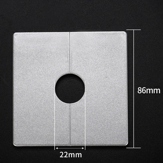 Square Hole Decoration Cover Wall Hole Plug, Style: 2.2cm Hole Silver by bashfashion