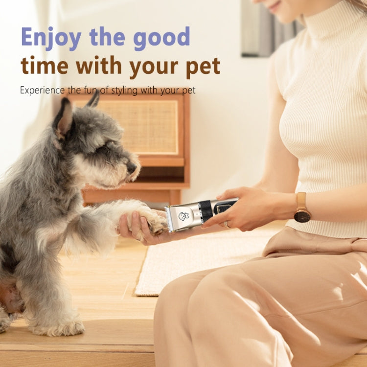 Puppy Shaver Pet Electric Shaver Cat Haircutter Set, Color: Yellow Standard by bashfashion