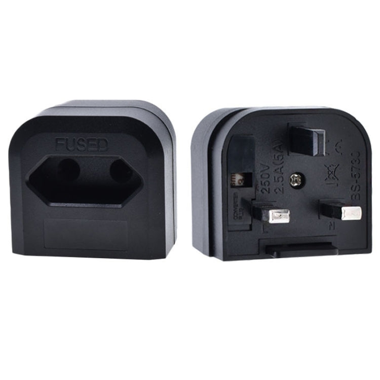 250V EU Plug To UK Plug With Fuse Conversion Plug by bashfashion