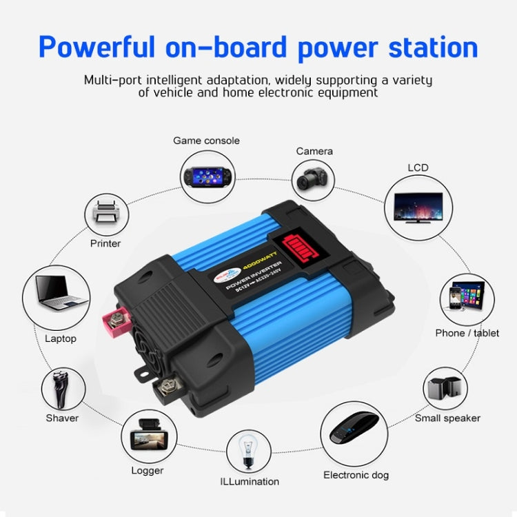 12V-220V 300W SOLIKE TECH Vehicle Inverter Sine Wave Convertor Auto Inverter by SOLIKE TECH