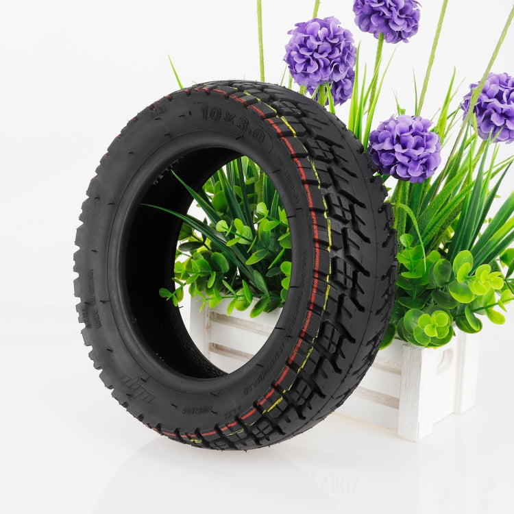 Ulip 10 x 3.0 10 Inch Electric Scooter Thickened Off-road Tubeless Tire for Dualtron Zero 10X, Kaabo Wolf Warrior, Kaabo Mantis 10 With Gas Nozzle by bashfashion