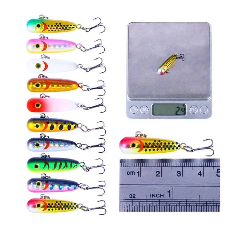 HENGJIA 3.5cm 2.3g Long Casting Sinking Mini Lure Micro Pencil Sinking Fake Bait(1) by HENGJIA