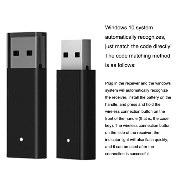 For XBOX ONE Second Generation 2.4G Wireless Receiver Conversion PC Adapter(Black) by bashfashion