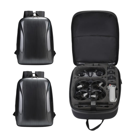 For DJI AVATA Storage Bag Hard Shell Waterproof Shoulder Bag Backpack(Black EVA Lining) by bashfashion