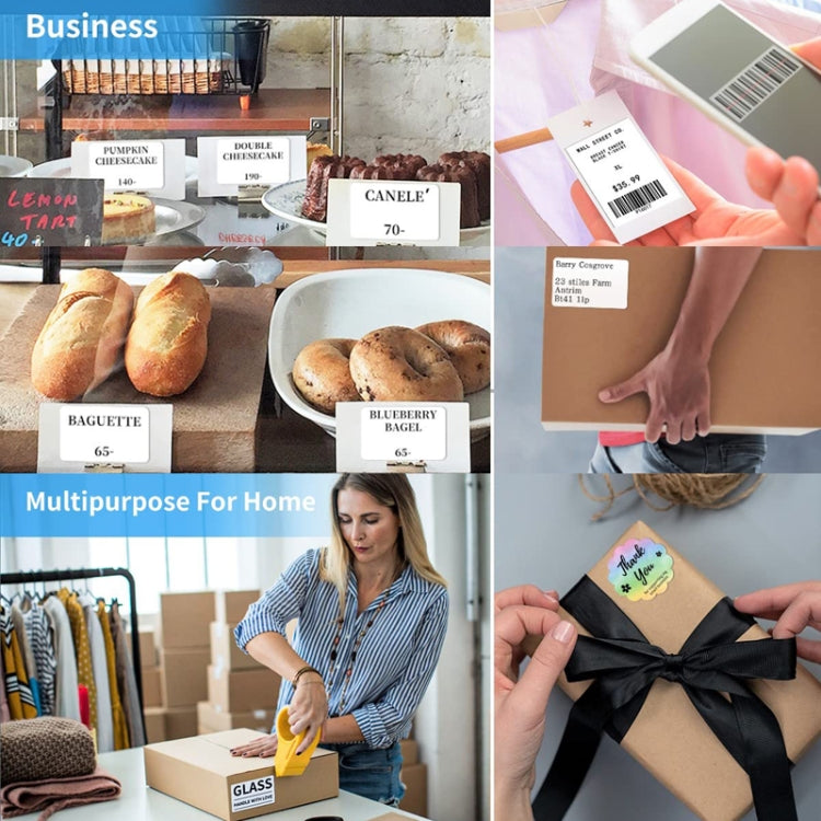 Phomemo M200 QR Code Tag Handheld Portable Bluetooth Thermal Label Printer(Black) by Phomemo