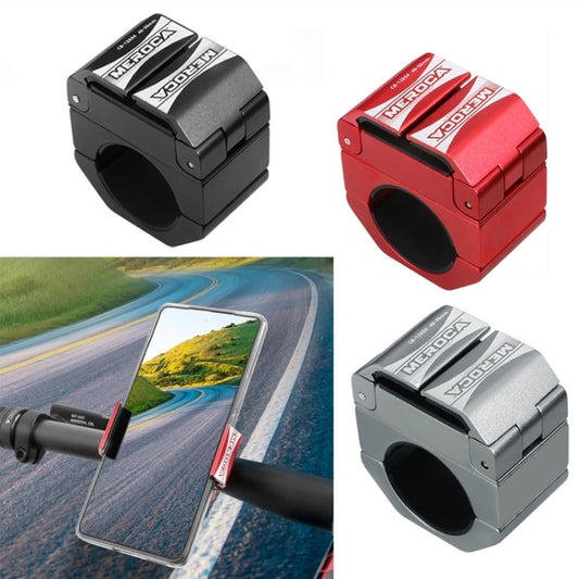 Ring Shape Bicycle Aluminum Alloy Mobile Phone Holder Motorcycle Navigation Bracket(Black) by bashfashion