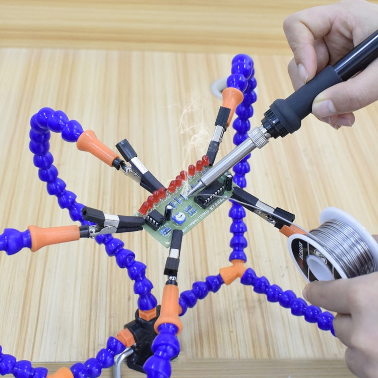 Phone PCB Circuit Board Repair Fixed Folder Welding Assisted DIY Model Clamping Tool, Style: 3 Claws (Black) by bashfashion