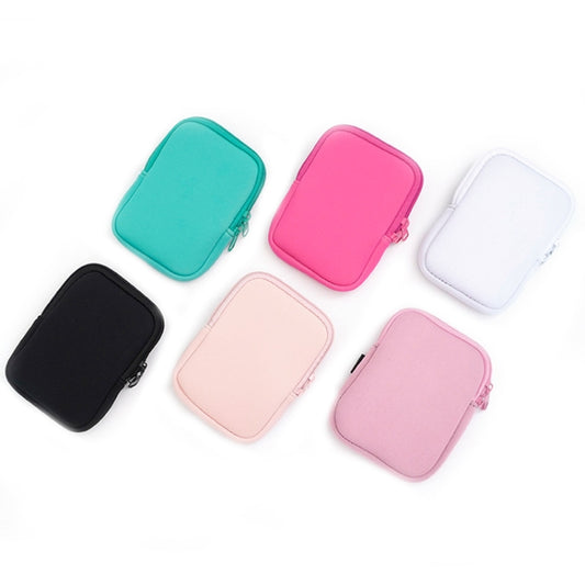 Water Cup Sided Storage Pockets With Zipper Fit For 40Oz Tumbler Single Pocket(White) by bashfashion