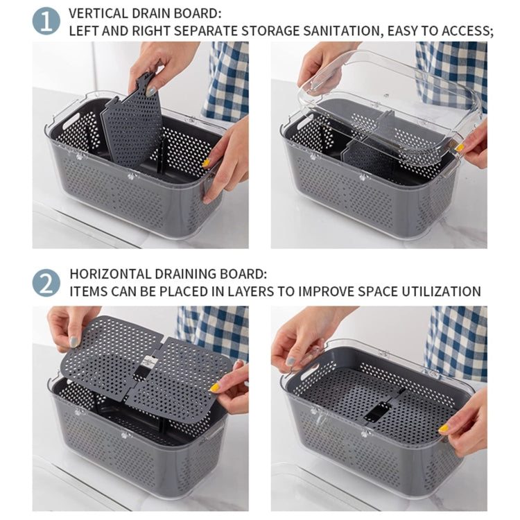 22 in 1 Multifunctional Food Chopper Grater Onion Dicer Veggie Cutter with 13 Stainless Steel Blades(Grey) by bashfashion