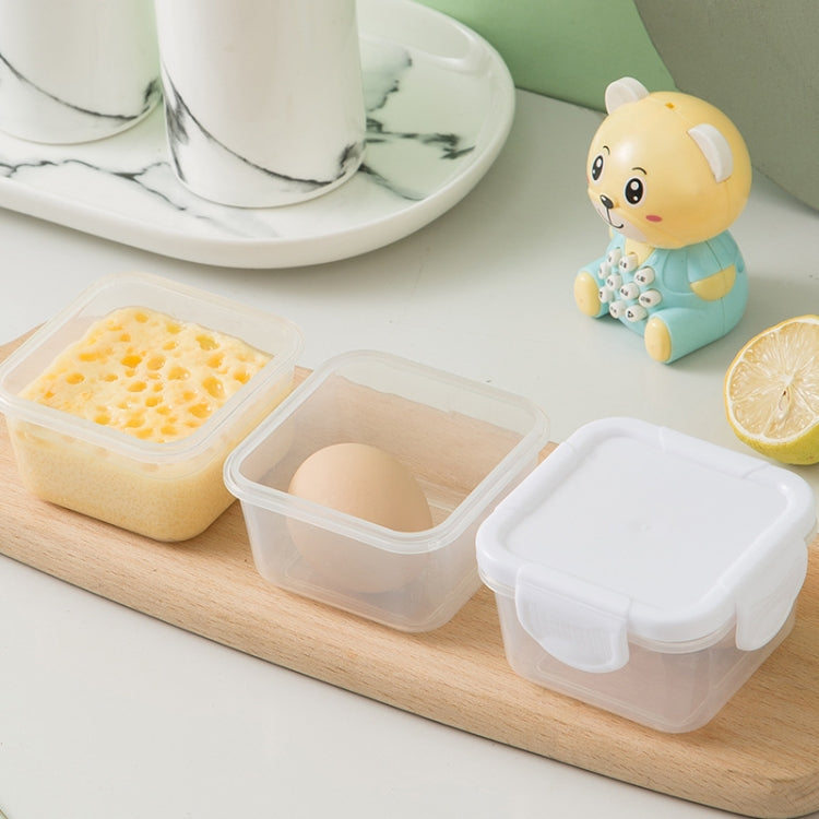 150ml Mini Fresh-Keeping Box Food Grade Thickened Sealed Baby Food Supplement Box(Pure White) by bashfashion