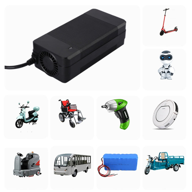 42V 4A Electric Scooter Charger Fan Type 36V Lithium Battery Charger AU Plug by bashfashion