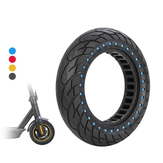 For Kugoo M4 Electric Scooter 10 Inch Inflatable Honeycomb Solid Run-flat Tire(36mm Slot Blue) by bashfashion