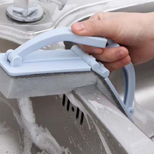 Folding Kitchen Stove Cleaning Brush Multi-Functional Decontamination Brush(Blue) by bashfashion