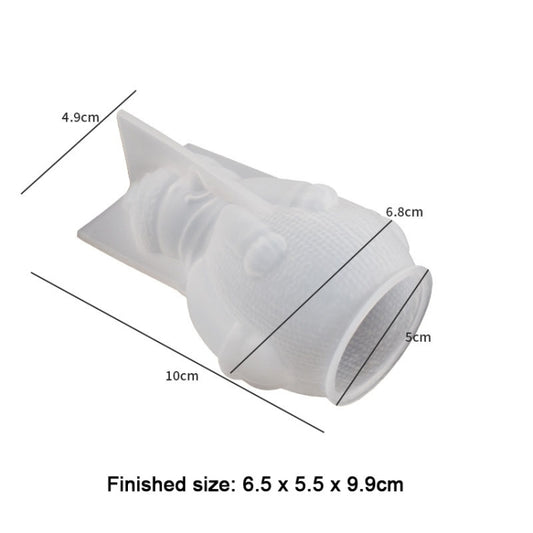 Christmas Crystal Silicone Mold DIY Snowman Elk Candle, Spec: High Christmas Snowman 003 by bashfashion