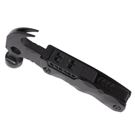 Multifunctional Life-saving Claw Hammer Car Survival Tools Foldable Outdoor Tool Hammer(Black) by bashfashion