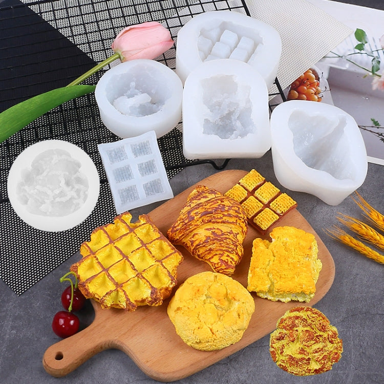 DIY Simulation Bread Silicone Mold Aromatherapy Candle Chocolate Mold, Model: 50-3206 by bashfashion