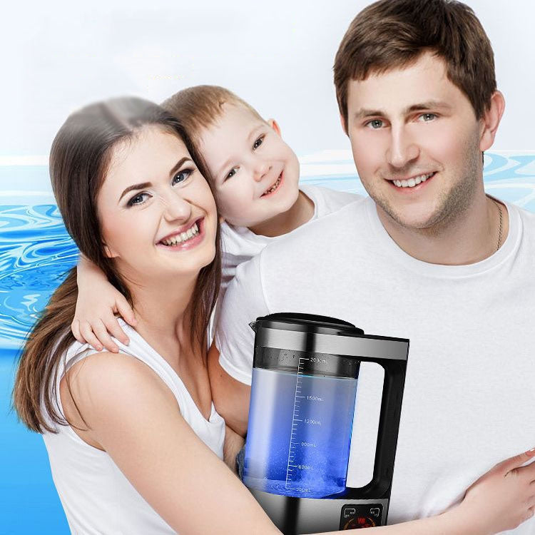 V8 2L Micro-electrolysis hydrogen-rich Water Machine Home Smart Cleaning Hydrogen-rich Kettle(UK Plug) by bashfashion