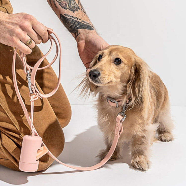 Pet Poop Bag Dispenser Dog Toilet Bowl Dispenser For Waste Bags(Purple) by bashfashion