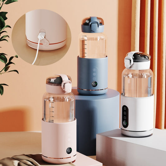 300ml Wireless Instant Water Warmer Electric Kettle for Baby Formula With 5200 mAh Battery Capacity(Pink) by bashfashion