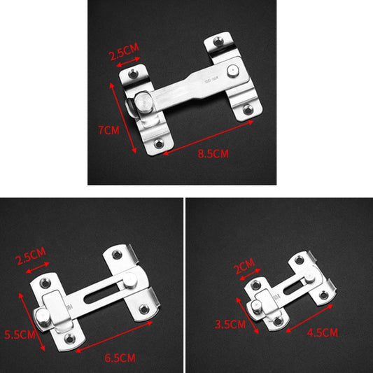 Middle 304 Stainless Steel Barn Door Lock Hook Stainless Steel Door Buckle Insertion by bashfashion