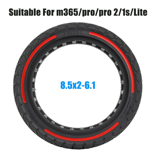 8.5 x 2 inch Colorful Flick Off-road Honeycomb Tires for Xiaomi M365 / Pro / Pro 2 / 1S / Lite(Tricolor) by bashfashion
