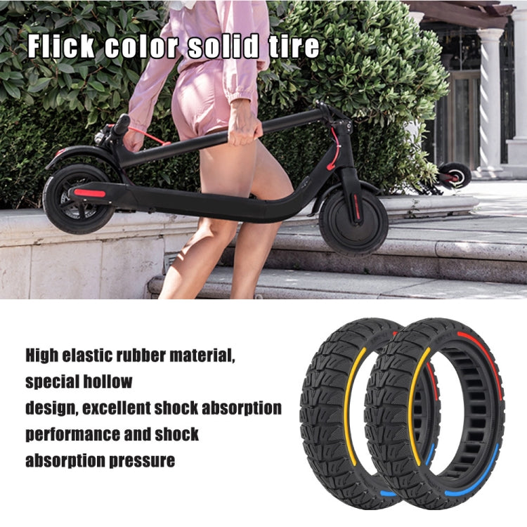 8.5 x 2 inch Colorful Flick Off-road Honeycomb Tires for Xiaomi M365 / Pro / Pro 2 / 1S / Lite(Tricolor) by bashfashion