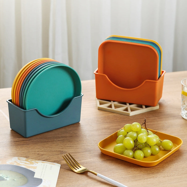 Plastic Base for Plates Within 6 inch Dish Organizer(Green) by bashfashion