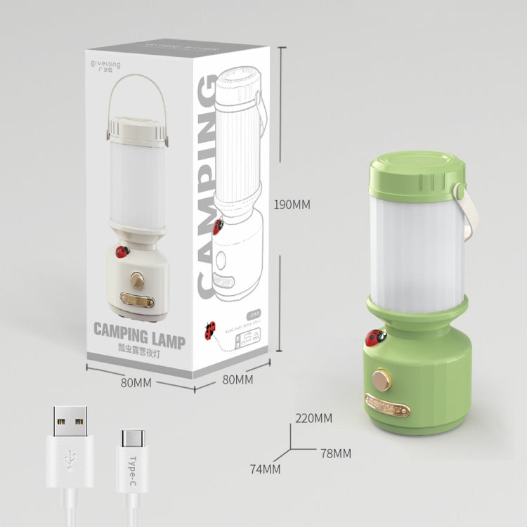 Tripolar Dimmable LED Bedside Night Light Camping Decorative Ambient Light(White) by bashfashion