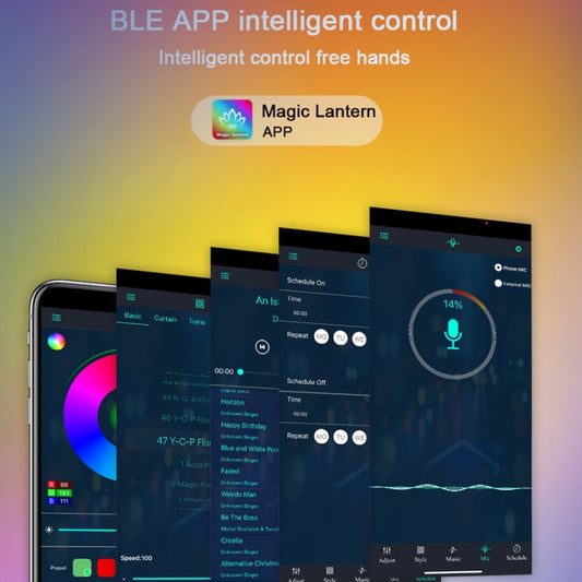 4pcs+3 Corners Bluetooth 12V RGBIC Splicing Wall Light Intelligent Remote Control Indoor Decorative Ambient Lights(US Plug) by bashfashion