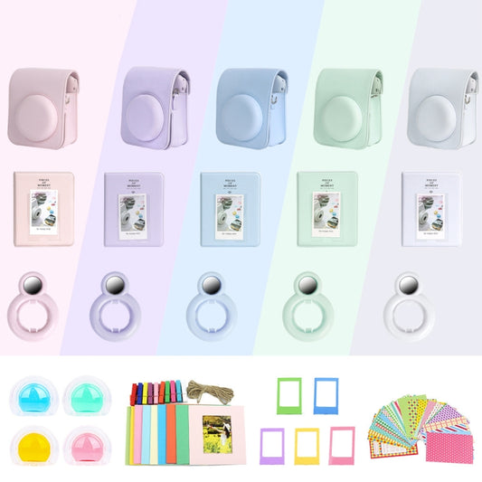 For Polaroid Mini12 7 in 1 Photo Album Sticker Photo Frame Camera Bag, Color: Pink by bashfashion