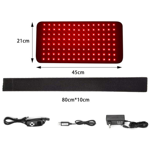 120 LEDs Red Light + Infrared Light Therapy Belt For Back Shoulder Waist Pain Relief EU Plug by bashfashion