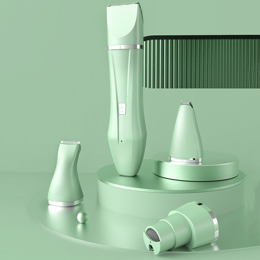 Multifunctional Pet Electric Shaver Cat And Dog Hair Clipper, Color: 3-in-1 Green by bashfashion