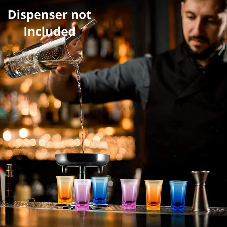 35ml Bar Party Acrylic Colorful Cup Mini Liquor Glass, Color: Blue by bashfashion