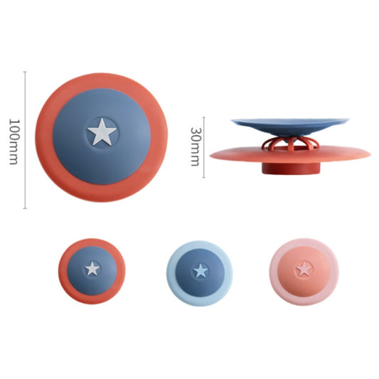 Push Switch Kitchen Sink Filter Deodorizer Cover(Blue) by bashfashion