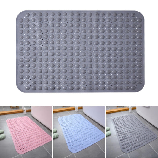 PVC Bathroom Non-slip Mat Thickened Massage Water-proof Foot Mat, Size: 58x88cm(Pink) by bashfashion