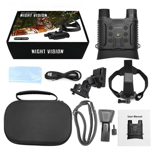 NV8160 Head-Mounted Night Vision Device Binocular Digital 2.7 Inch Screen Outdoor Infrared Night Vision Telescope by bashfashion