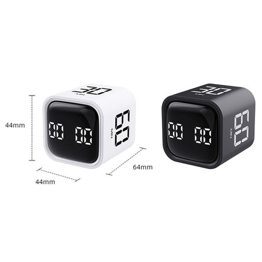 F4 Study Timer Kitchen Cooking Countdown Reminder Multifunctional Digital Alarm Clock(White) by bashfashion