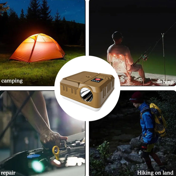 Outdoor Camping Tent Lamp USB Rechargeable LED Long Life Camping Lights by bashfashion