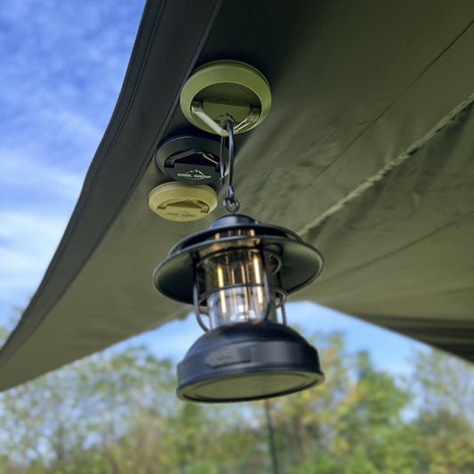 COOL CAMP CF-A208 Outdoor Open Camp Magnetic Hook Tent Skywalf Capital Camping Fixed Car Camp Light Hanging(Black) by COOL CAMP